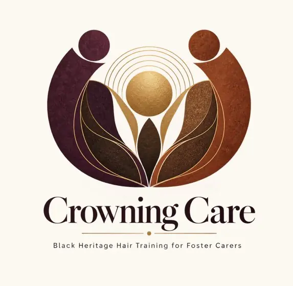 Crowning Care logo: Black Heritage Hair Training for Foster Carers